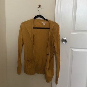 Massimo Supply Mustard Cardigan